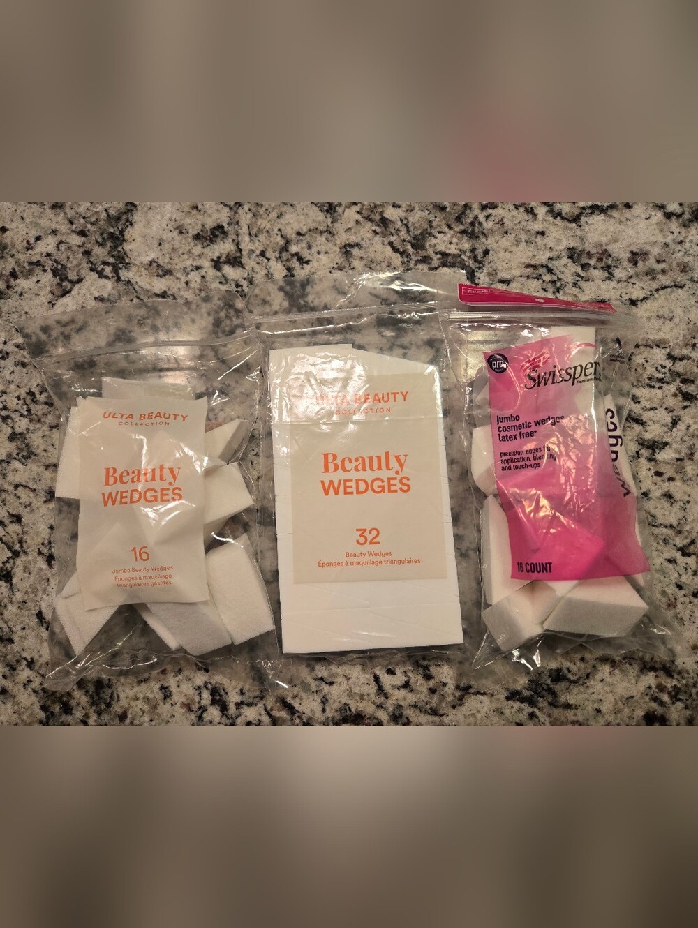 Makeup Wedges Various Brands